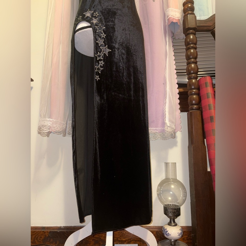 Victoria's Secret Black Starry Chemise - Picture 3 of 11